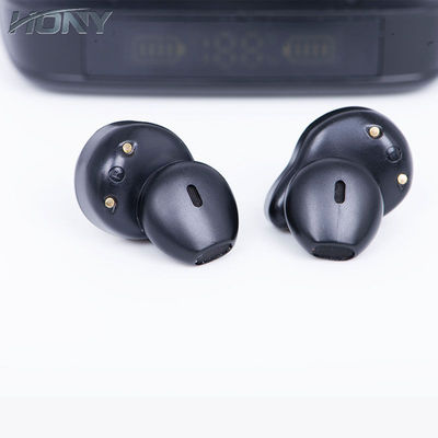 Bluetooth 5,0 Earbuds sem fio com os fones de ouvido estereofônicos impermeáveis de carregamento sem fio do caso IPX4 TWS