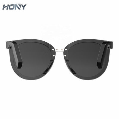 TR90 Ray Protection Sunglasses With Built uv na orelha aberta dos fones de ouvido