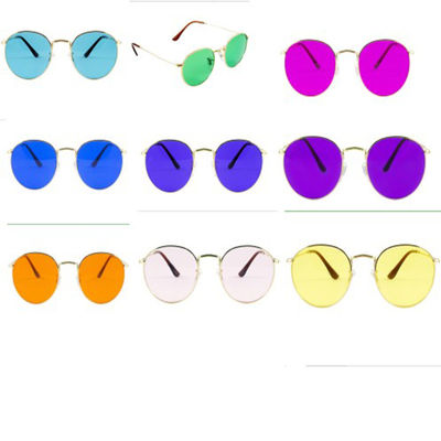Proteção dos óculos de sol UVA da terapia da cor de Rose Lens Chakra Mood Light