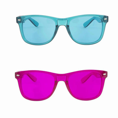 As lentes do alcance UVB de ROHS colorem óculos de sol da terapia para levantar seus espírito
