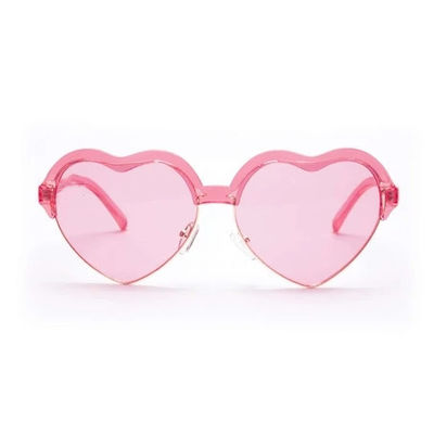 Cor luxuosa da senhora Sunglasses Heart Candy das mulheres dos óculos de sol vidros grandes do Ins Sun do quadro
