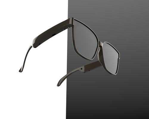 TR90 molda a orelha de Alto Bluetooth Audio Sunglasses Open para a forma do negócio