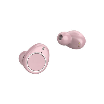 Fone de ouvido ativo 43mAh de Mini Pink Bluetooth TWS do cancelamento do ruído