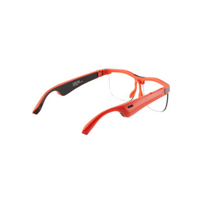 Óculos de sol estereofônicos polarizados espertos alaranjados da proteção UV dos vidros TR90