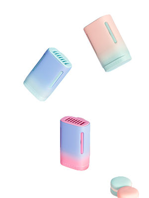 Ventilador de refrigeração recarregável da gargantilha de Jelly Mini Portable Neck Fan Cooler USB